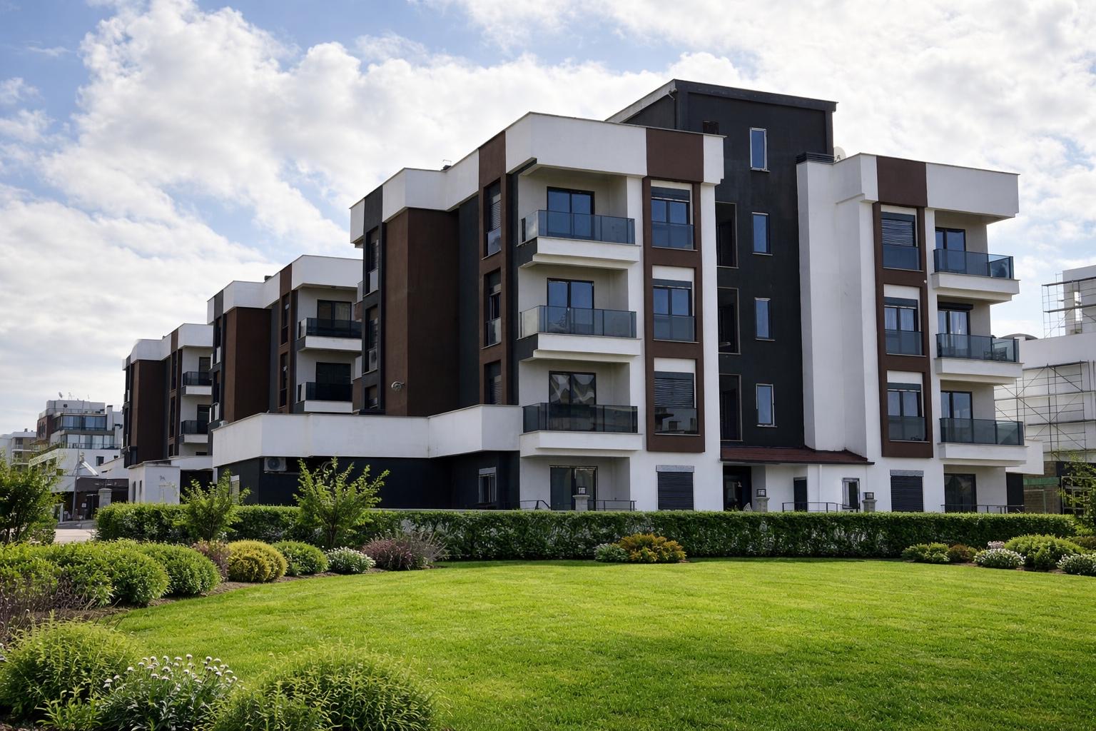 Güneyli Life 2 konut projesinin dış görünümü