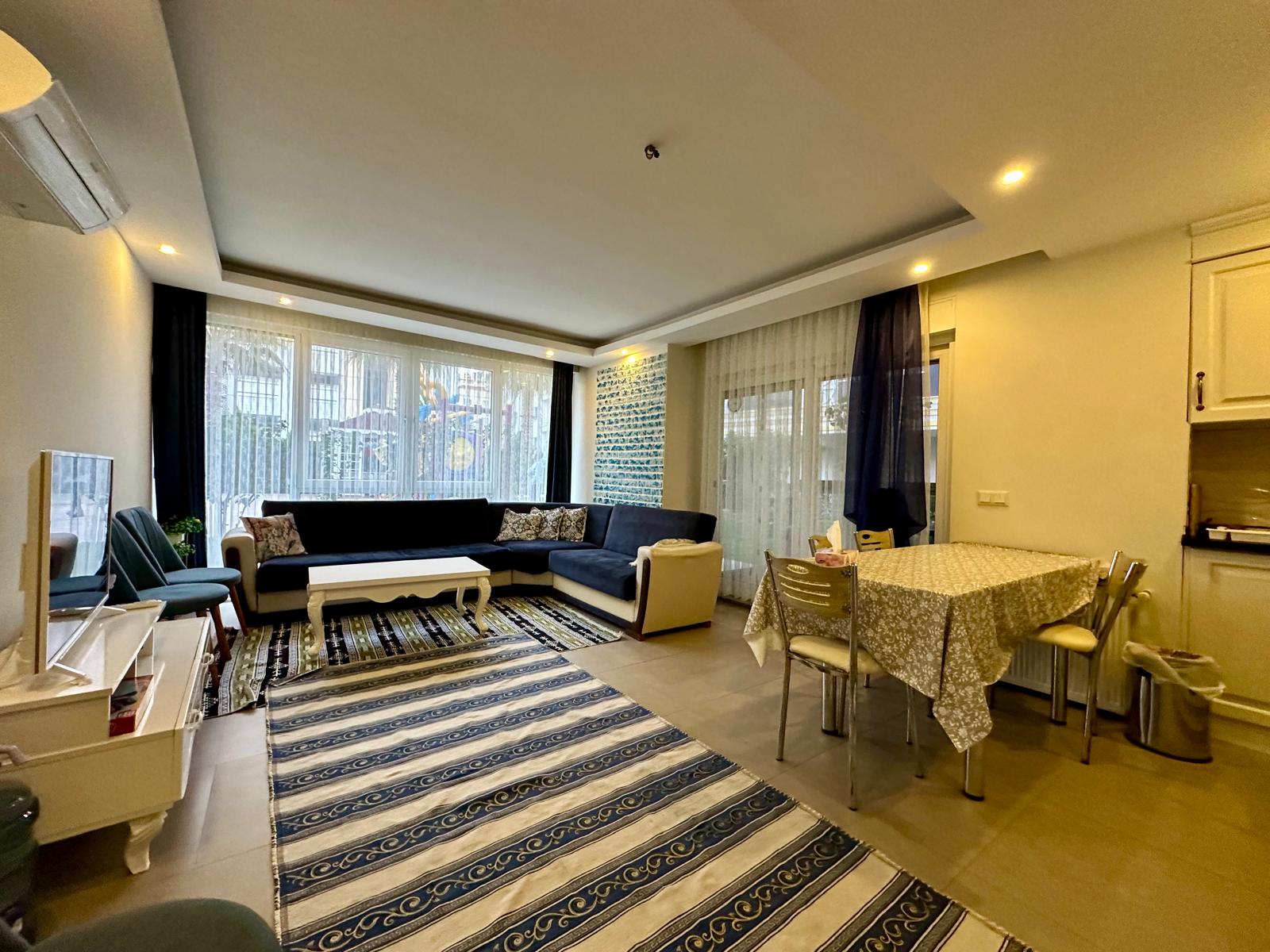 Eşyalı dairenin salonu